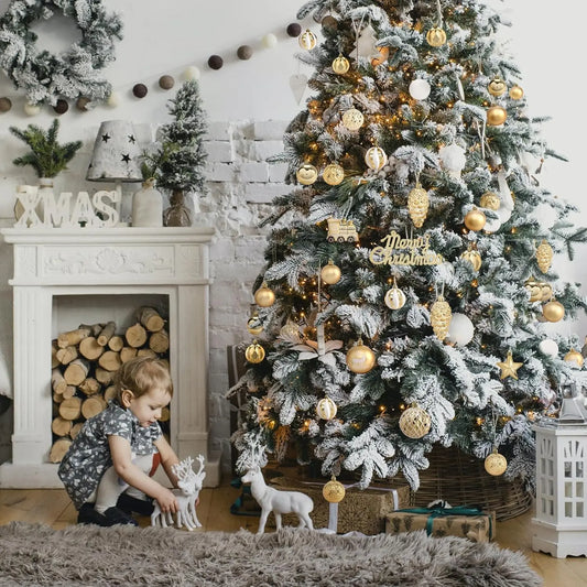 Christmas Ball Ornaments Set, 65 pcs Shatterproof For Xmas Tree Decor