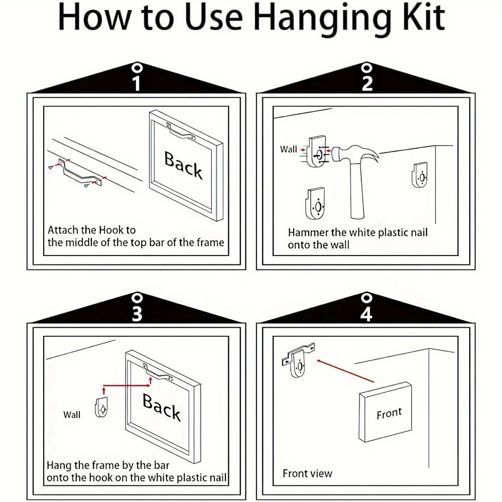 1.5 inch Thick Pine Framed Fall Leaves Painting