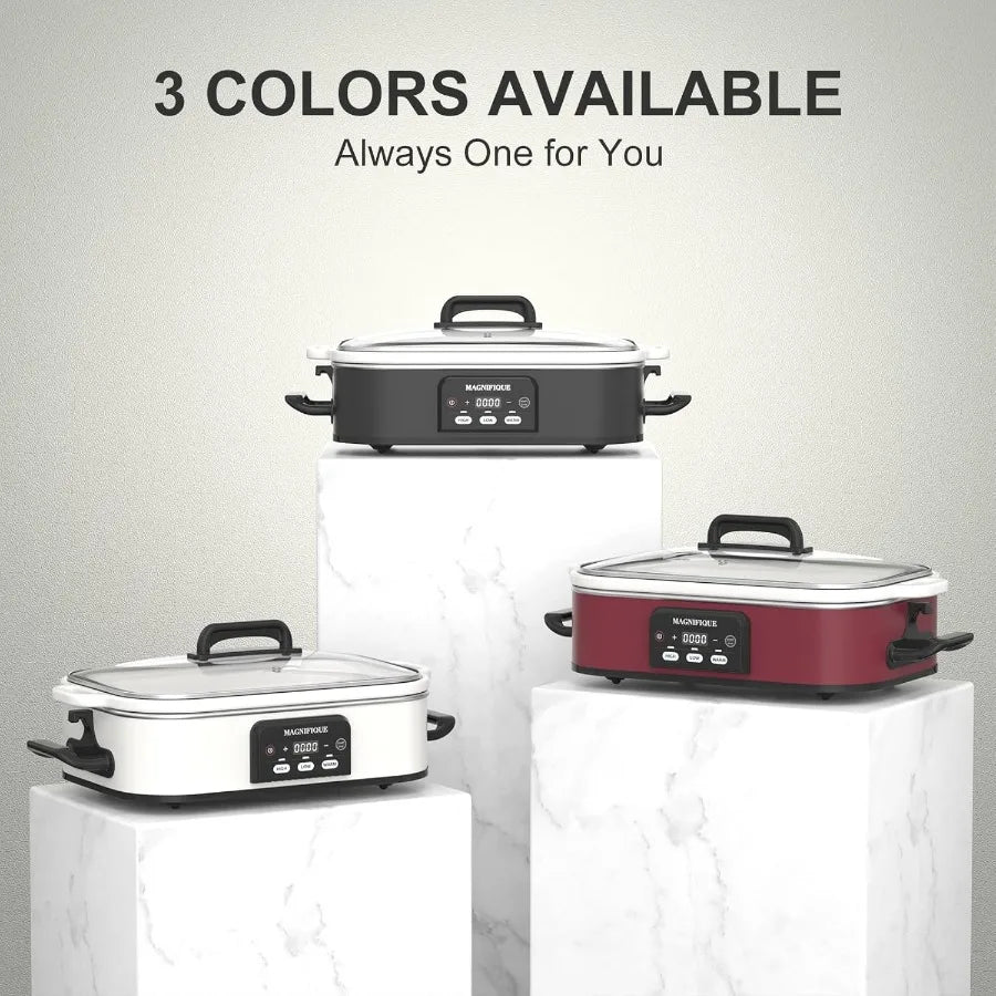 4 Quart Programmable Slow Cooker with Ceramic Baking Dish