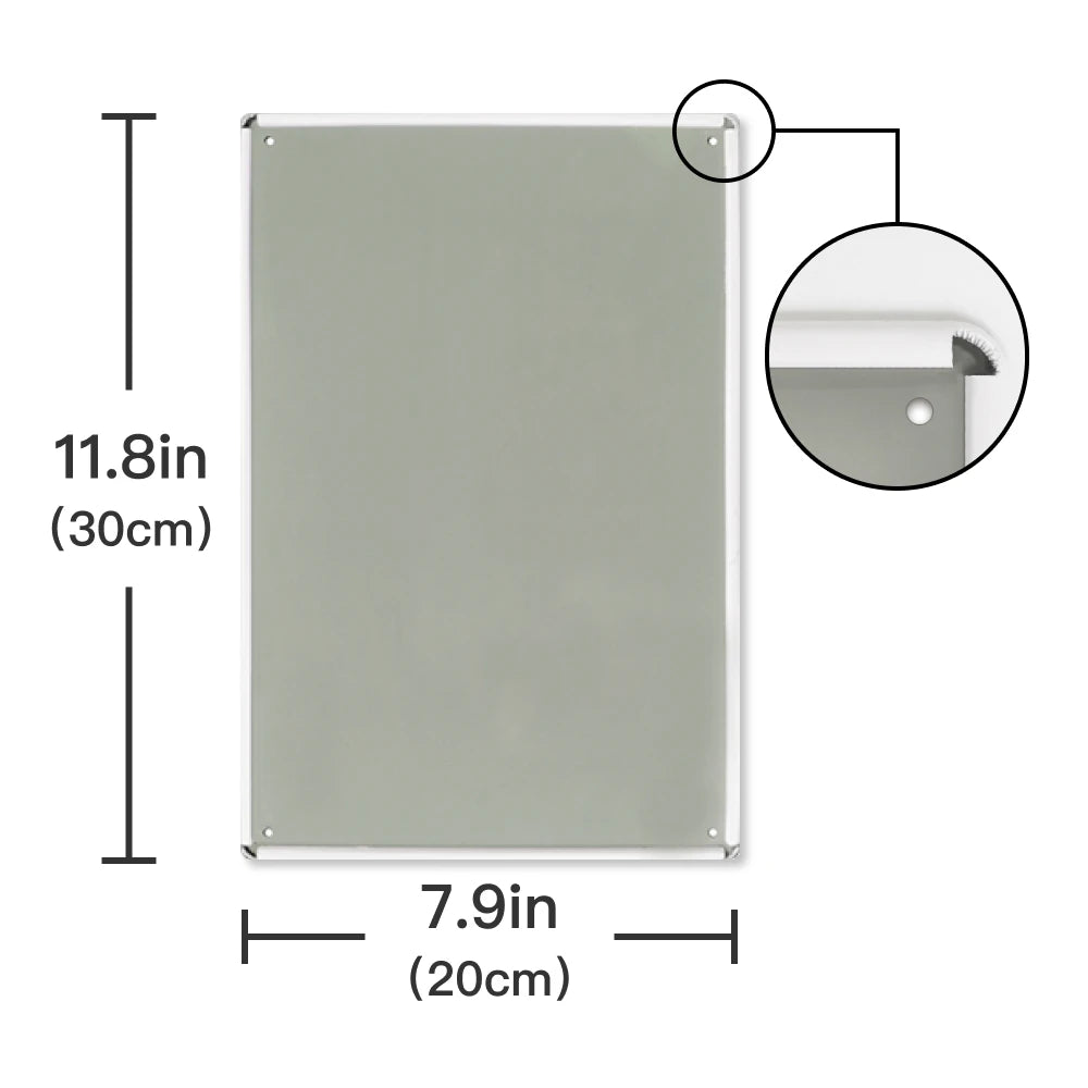 Metal Retro Sign Wall Decor