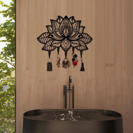 Wall Mounted Hanger Rack For Keys Or Coats