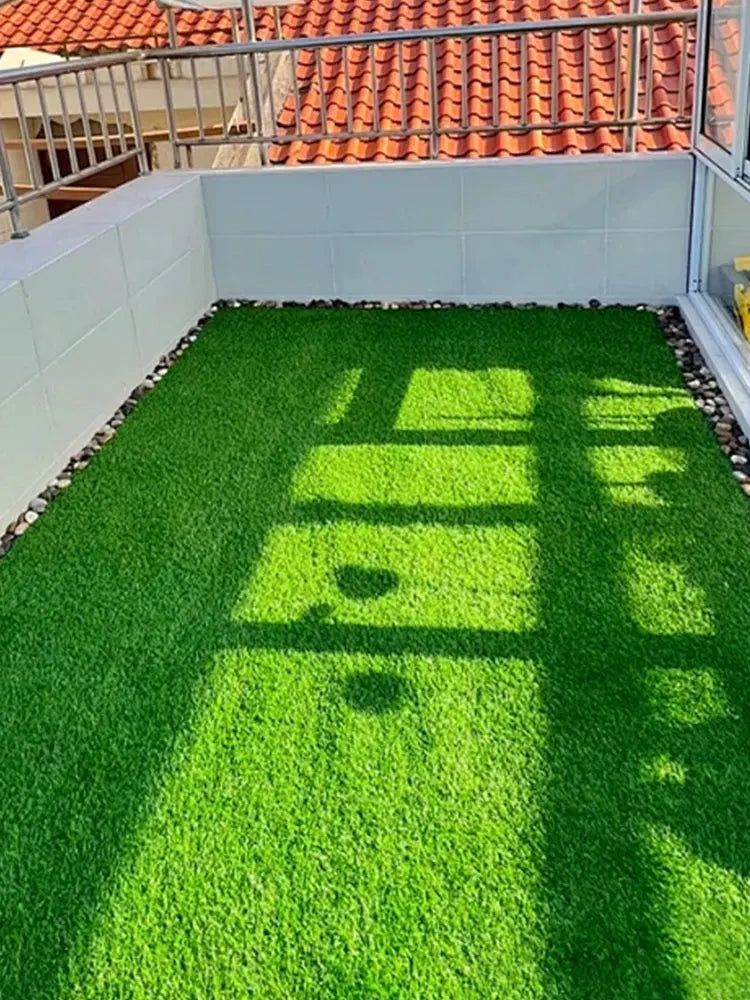 10 Pcs 12 Inch x12 Inch Fake Grass Deck Turf Tiles Interlocking For Garden Lawn Patio Balcony