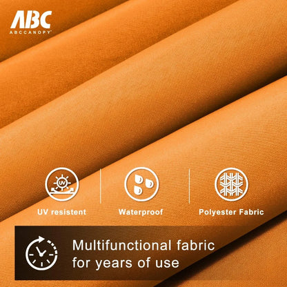 10FT Cantilever Offset Patio Umbrella with Rotate Tilt Base Stand for Garden Lawn Backyard