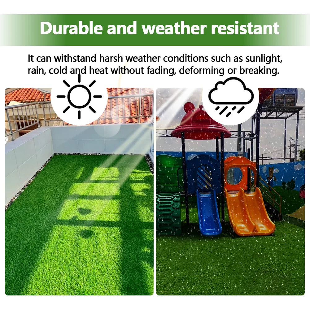 10 Pcs 12 Inch x12 Inch Fake Grass Deck Turf Tiles Interlocking For Garden Lawn Patio Balcony