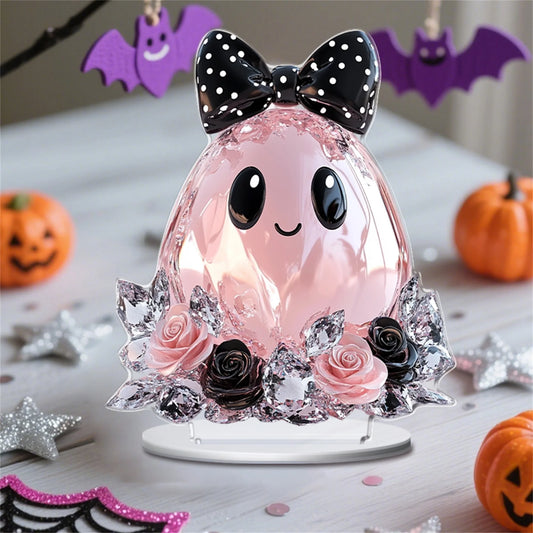 Halloween Decoration Spooky Acrylic Crystal Pumpkin