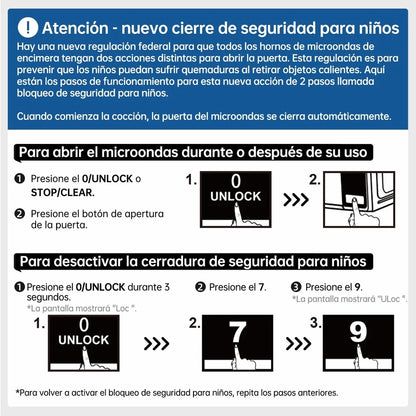 Compact 0.7 Cu ft Countertop Microwave Oven 700 Watts LED Display Kitchen Timer