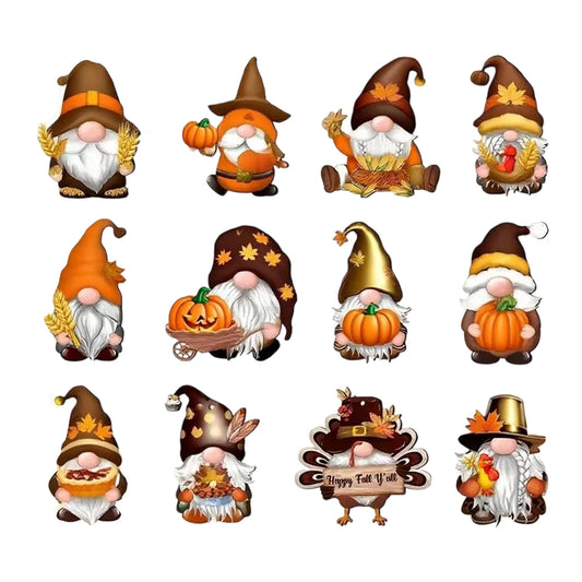 24-pc Set Thanksgiving Harvest Decor With Gnomes