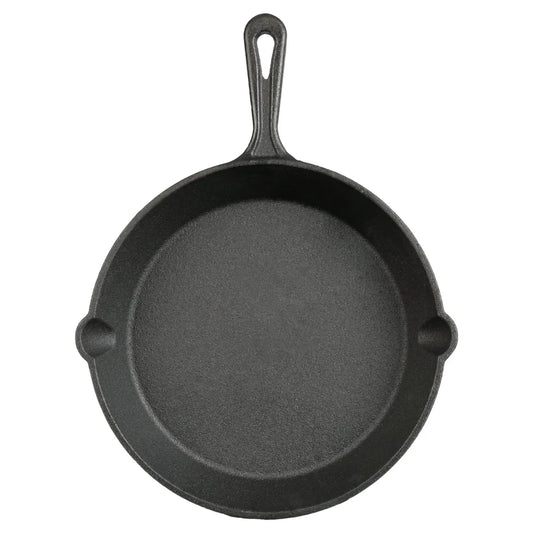 Pre-Seasoned Cast Iron Skillet with Handle Nonstick Cooking Durable Kitchen Essent